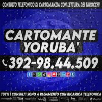 Con il Cartomante YORUBA' sono garantite soluzioni al 100%